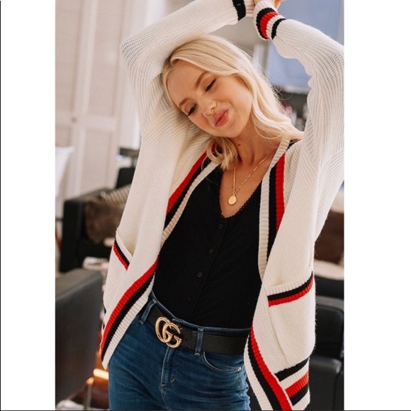 ✨🌟Tricolor Rib-knit Sweater🌟✨S/M M/L - Picture 5 of 6